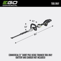 EGO Commercial HTX5300-P 21 in. 56 V Battery Pole Hedge Trimmer Tool Only