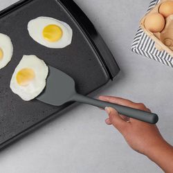 Tovolo Flex-Core Charcoal Silicone Solid Turner