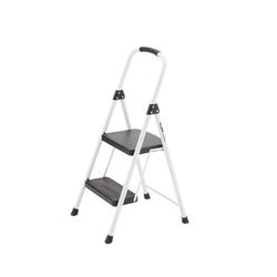 Lift Ladders 40.16 in. H X 17.3 in. W X 2.5 in. D 225 lb. cap. 2 step Steel Folding Step Stool