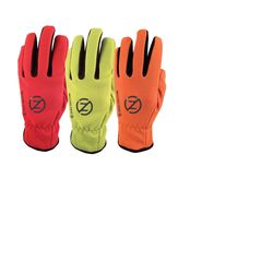 Zero Friction Men's Gun cut Work Gloves Assorted One Size Fits Most 3 pair