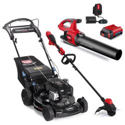 Toro 21485CA 22 in. 163 cc Gas Self-Propelled Lawn Mower with with Trimmer & Leaf Blower Kit