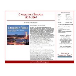 Arcadia Publishing Carquinez Bridge History Book