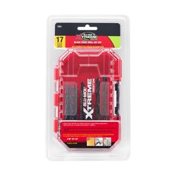 Blu-Mol Xtreme Black Oxide Drill Bit Set 17 pc