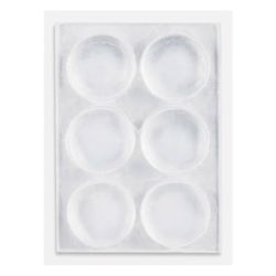 3M Scotch Rubber Self Adhesive Bumper Pad Clear Round 1/2 in. W X 1/2 in. L 20 pk