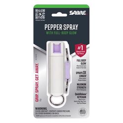 Sabre White Plastic Pepper Spray