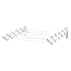 Polder 24 in. H X 24 in. W X 18 in. D Steel Accordian Collapsible Clothes Drying Rack