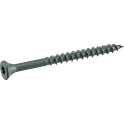 HILLMAN Deck Plus No. 10 Ga. X 4 in. L Green Star Flat Head Exterior Deck Screws 1 lb 43 pk