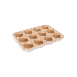 Nordic Ware Naturals 10 in. W X 13 in. L Muffin Pan Tan