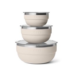 YETI Rambler 3 pc Stainless Steel Cape Taupe Standard Bowl Set 3 pc