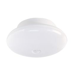 Feit 3.8 in. H X 7.5 in. W X 7.5 in. L White Ceiling Light w/Motion Sensor