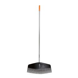 Fiskars 67 in. 29 Tine Poly Leaf Rake Aluminum Handle