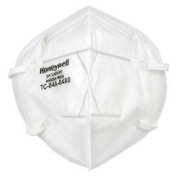 Honeywell North N95 General Purpose Flat Fold Disposable Respirator DF300 White One Size Fits All 5