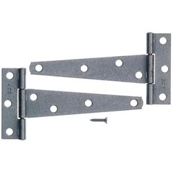 Ace 5 in. L Galvanized Light Duty T Hinge 2 pk