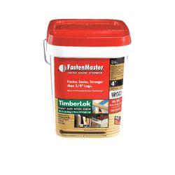 FastenMaster TimberLok No. 10 X 4 in. L Hex Epoxy Coarse Wood Screws 250 pk