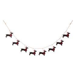 Glitzhome 6 ft. L Dog Garland
