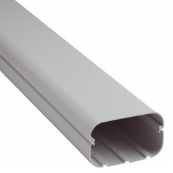 Slimduct Line Set Covers 78 in. W X 3.25 in. H White