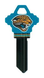 HILLMAN NFL Jacksonville Jaguars House/Office Key Blank 68 Single For Schlage Locks Multicolored