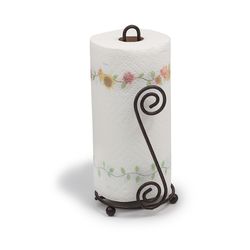 Spectrum Scroll Steel Paper Towel Holder 13 in. H X 6.5 in. W X 6.5 in. L