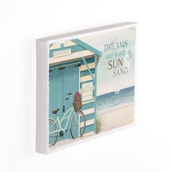 P Graham Dunn 5 in. H X 7 in. L Multicolored Canvas/Metal/Wood Canvas