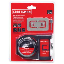 CRAFTSMAN Bi-Metal Door Lock Installation Kit