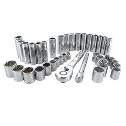 Craftsman 3/8 in. drive Metric and SAE 6 Point Mechanic's Tool Set 40 pc