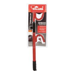 The Club Red Steering Wheel Lock For Fit Most Vehicles 1 pk
