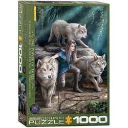 Eurographics The Power of Three Jigsaw Puzzles Multicolored 1000 pc