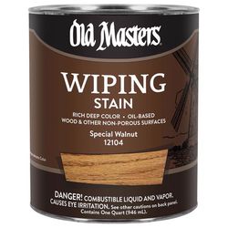 Old Masters Semi-Transparent Special Walnut Oil-Based Wiping Stain 1 qt