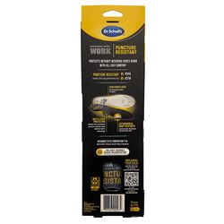 Dr Scholl's Puncture Resistant Insoles One Size Fits All Gray 1 pair