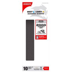 Diablo 9 in. L X 3-2/3 in. W 2000 Grit Silicon Carbide Sanding Sheet 10 pk