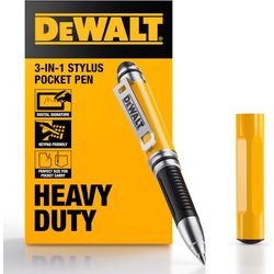 DeWalt Black/Yellow Stylus Mobile Pen For All Smartphones
