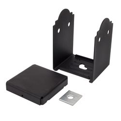 Simpson Strong-Tie OA Mission Collection 7.5 in. H X 5.5 in. W 12 Ga. Steel Post Base