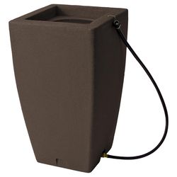 Algreen Madison Brown 49 gal Rain Barrel Polyethylene