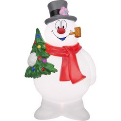 Gemmy Frosty LED White Frosty 24 in. Yard Decor
