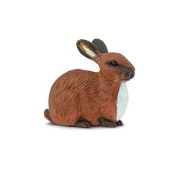Safari Ltd. Safari Farm Rabbit Toy Brown/White