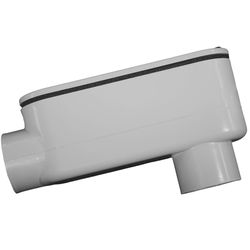 Cantex 1 in. D PVC Conduit Body For PVC 1 each