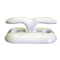 Multinautic White Aluminum Dock Cleat