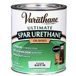 Varathane Premium Satin Clear Oil-Based Spar Urethane 1 qt