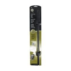 Nuvo Iron 18 in. L Powder Coated Black Aluminum/Steel Cane Bolt 1 pk