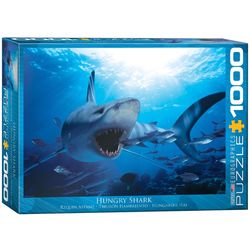 Eurographics Hungry Shark Jigsaw Puzzle Multicolored 1000 pc