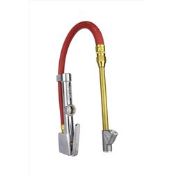Milton Straight Foot Chuck Inflator Gauge 1/4 in. 1 pc
