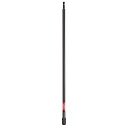 Milwaukee 18 in. Steel Impact Magnetic Locking Bit Holder 1/4 in. Hex Shank 1 pc