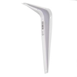Hampton White Steel Shelf Support 18 Ga. 6 in. L 100 lb