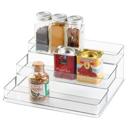 iDesign Linus 4 in. H X 9.25 in. W X 10.25 in. L Clear Spice Organizer