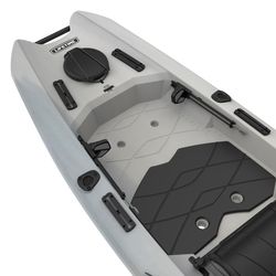 Lifetime Plastic Gray Kayak 38 in. W X 120 in. L