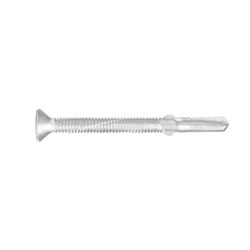 HILLMAN No. 12 Ga. X 2-1/2 in. L Phillips Flat Head Self-Drilling Screws 100 pk