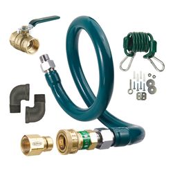 Krowne Royal Series 3/4 in. MIP box X 3/4 in. D MIP 36 in. Polymer Blend Gas Connector Kit