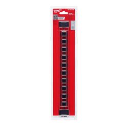 Milwaukee 14 in. L X 1/2 in. drive SAE Socket Rail 1 pc
