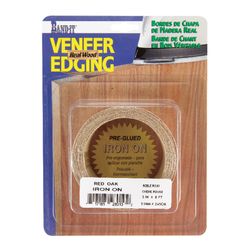 Band-It 2 in. W X 8 ft. L Prefinished Red Oak Wood Veneer Edge Banding