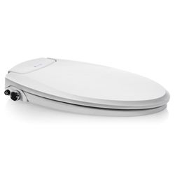 Brondell Swash Ecoseat 0 gal White Elongated Bidet Toilet Seat